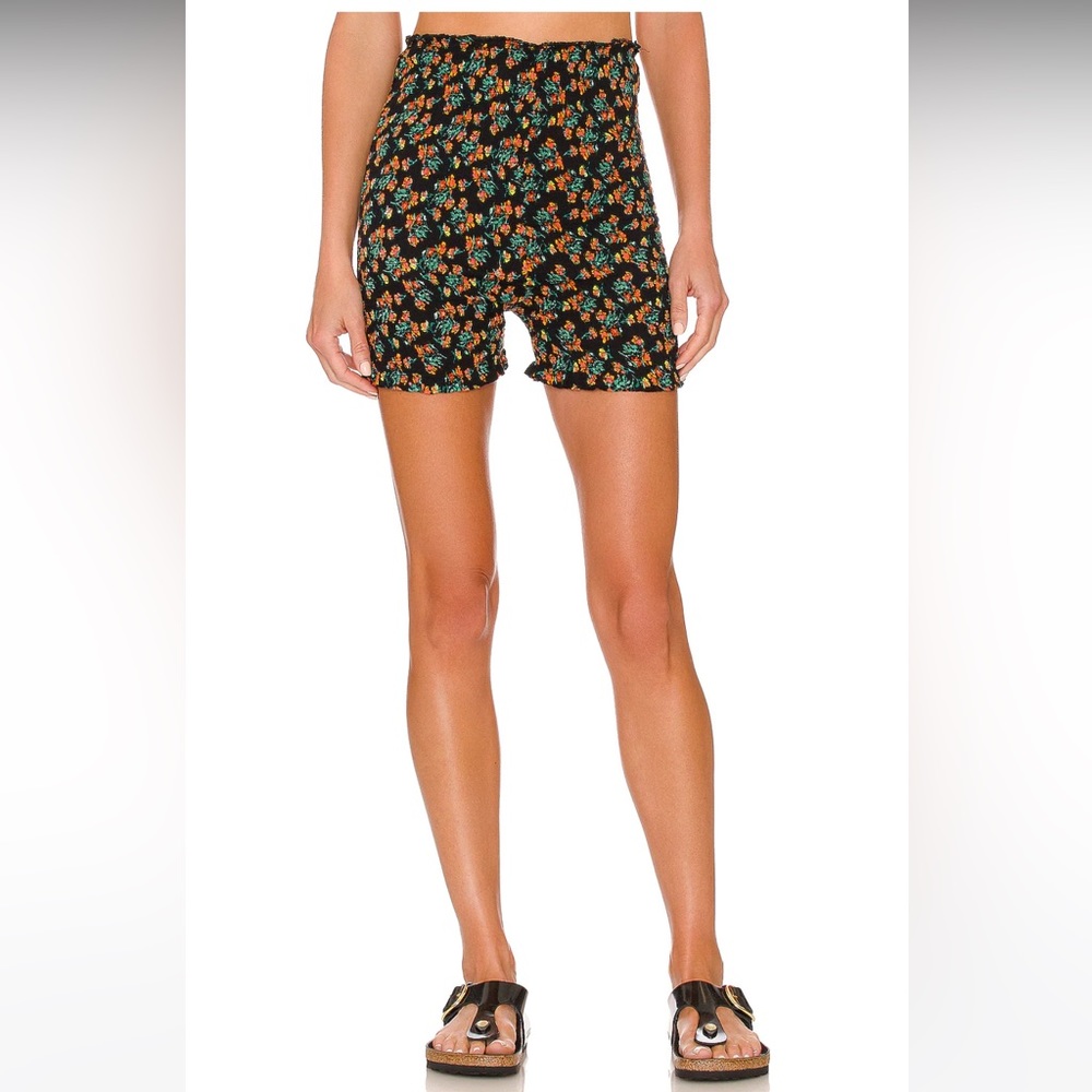 NWT Free People One Maia Smocked Short